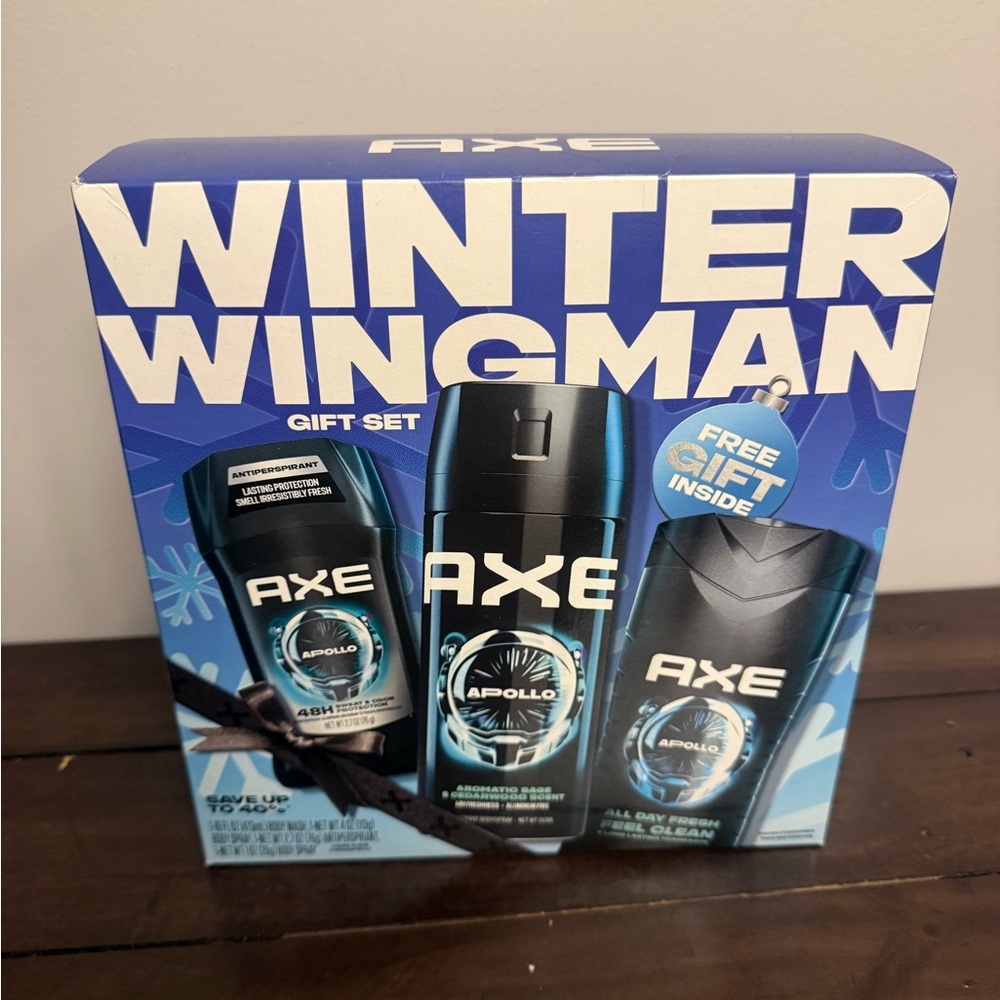AXE Winter Wingman Gift Set - Black and Blue